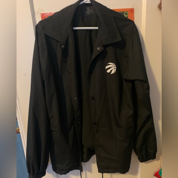 Peace Collective Other - Rare Seasons Ticket Holder Only Peace Collective Black Raptors Button Up Jacket